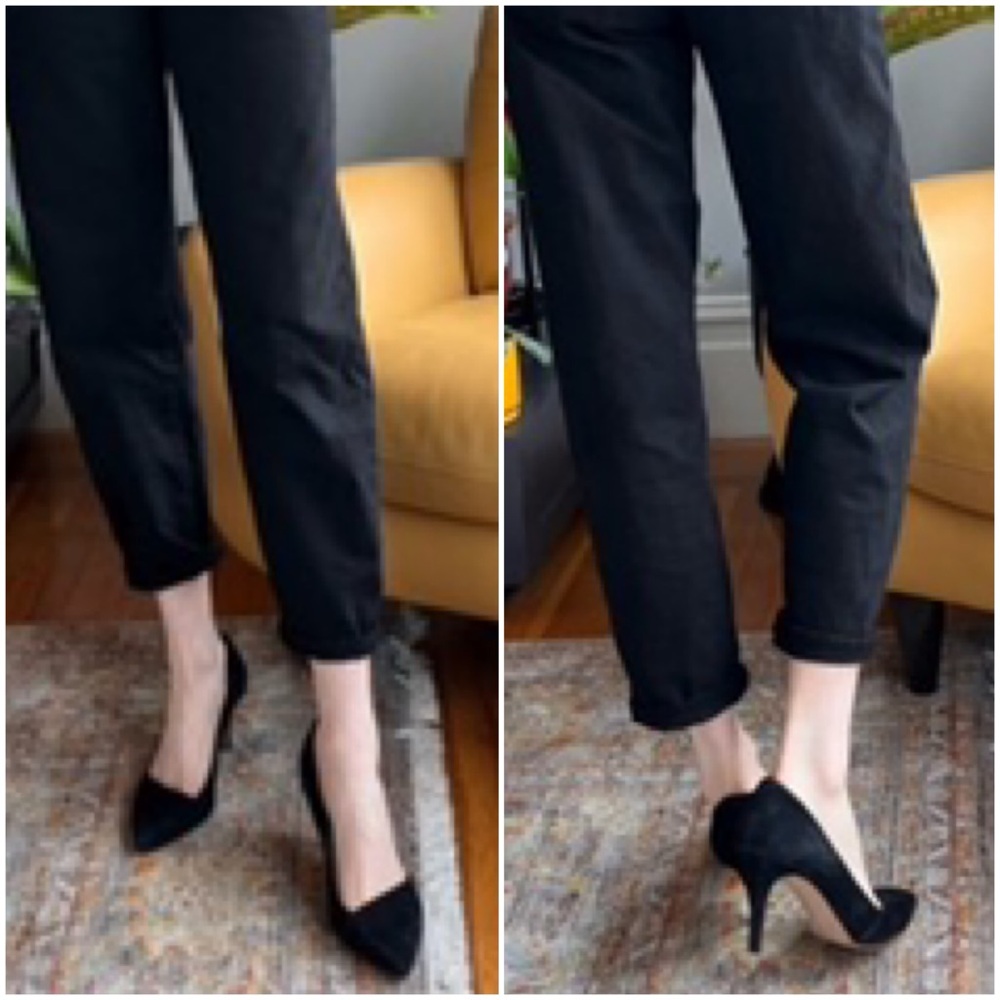 Madewell Suede Asymmetrical Mira Pump - Picture 3 of 16